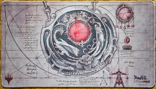 Quicksilver Amulet - Ben Hill - Signed by the Artist - Embroidered - MTG Playmat