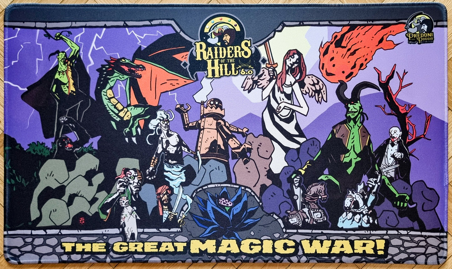 Raiders of the Hill 6.0 - Stitched - MTG Playmat