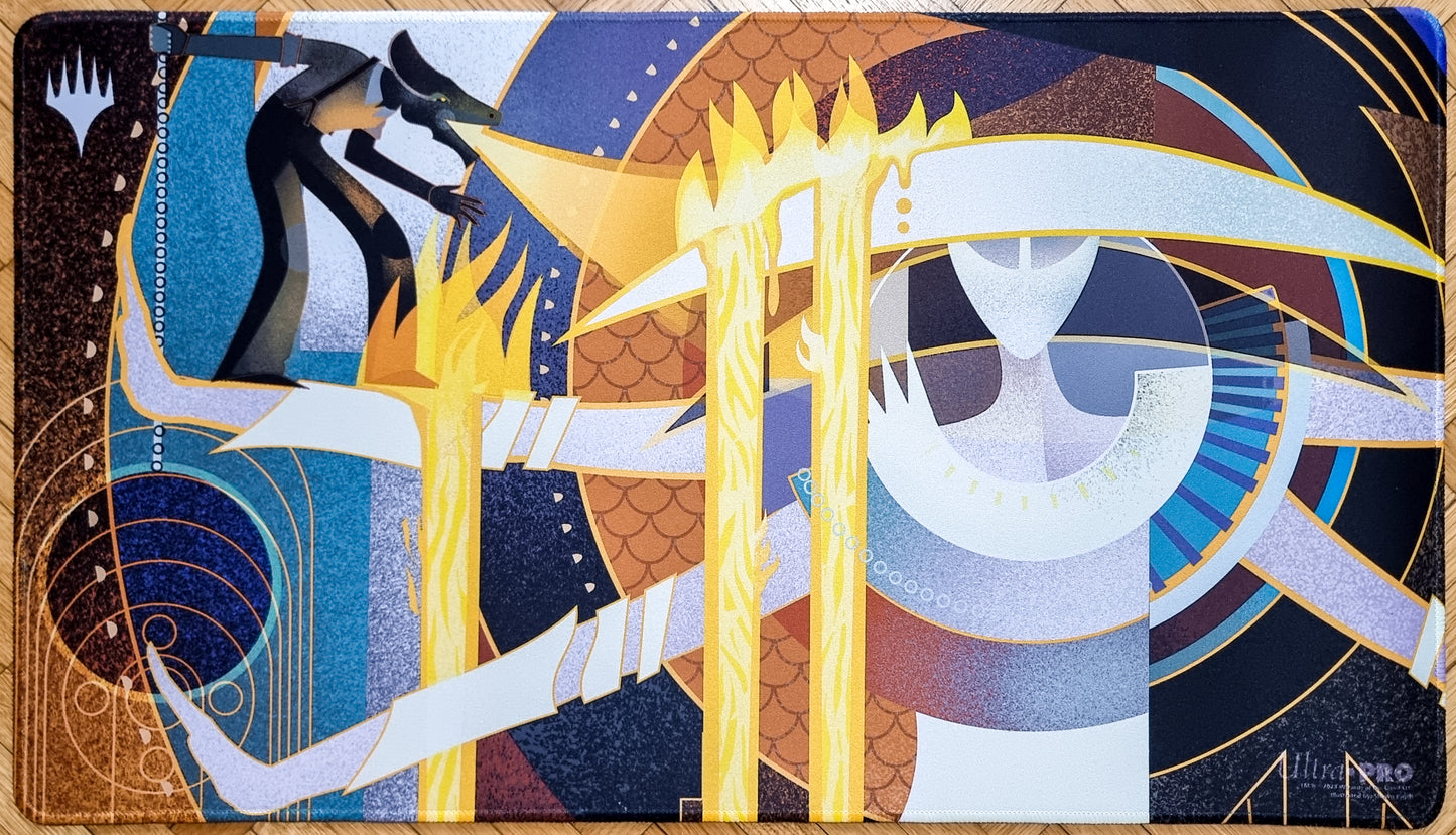 Rebuild the City - Shawn Pagels - Stitched MTG Playmat