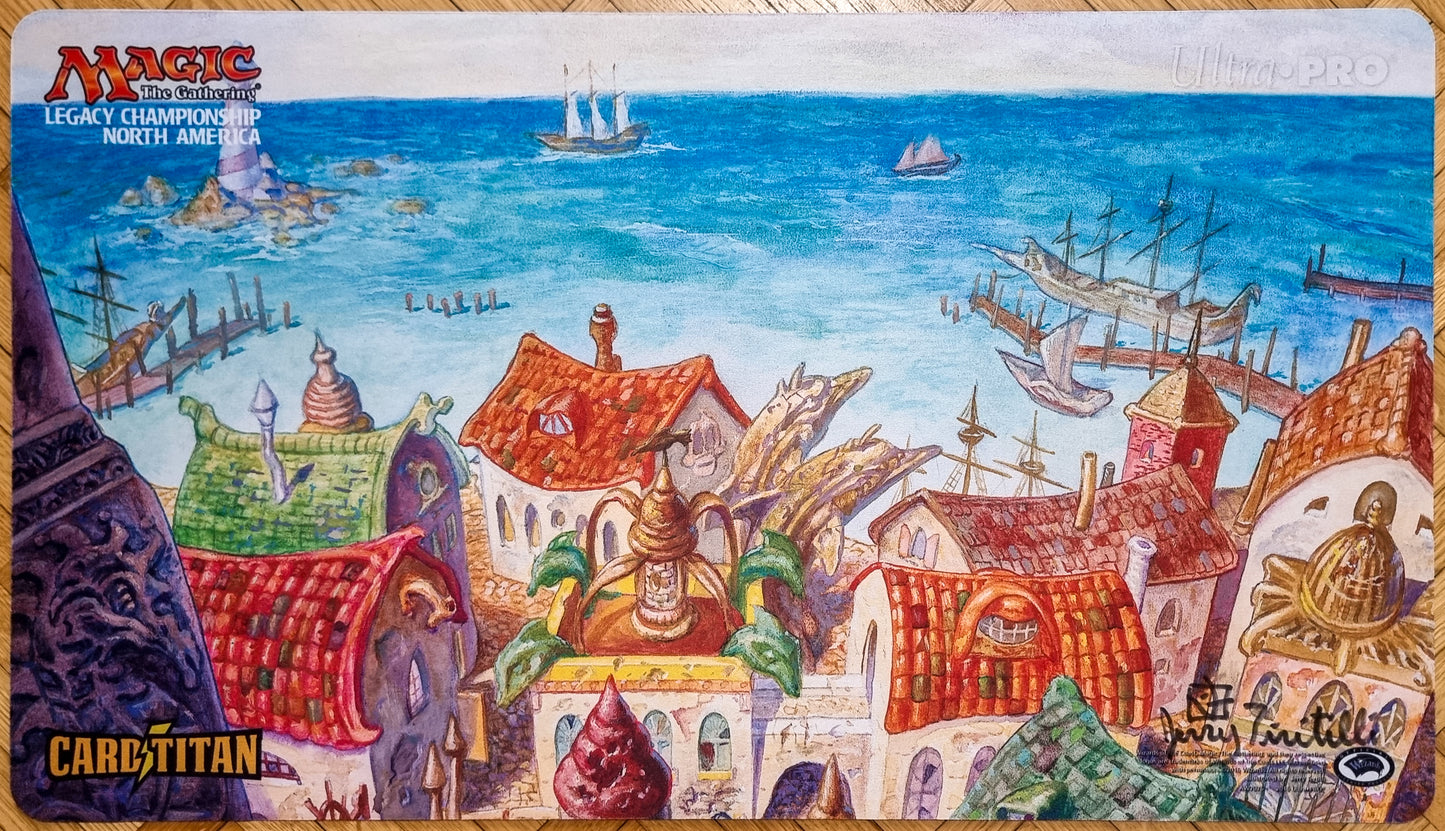 Rishadan Port - Jerry Tiritilli - Eternal Weekend 2016 - Legacy Championship North America - Signed MTG Playmat