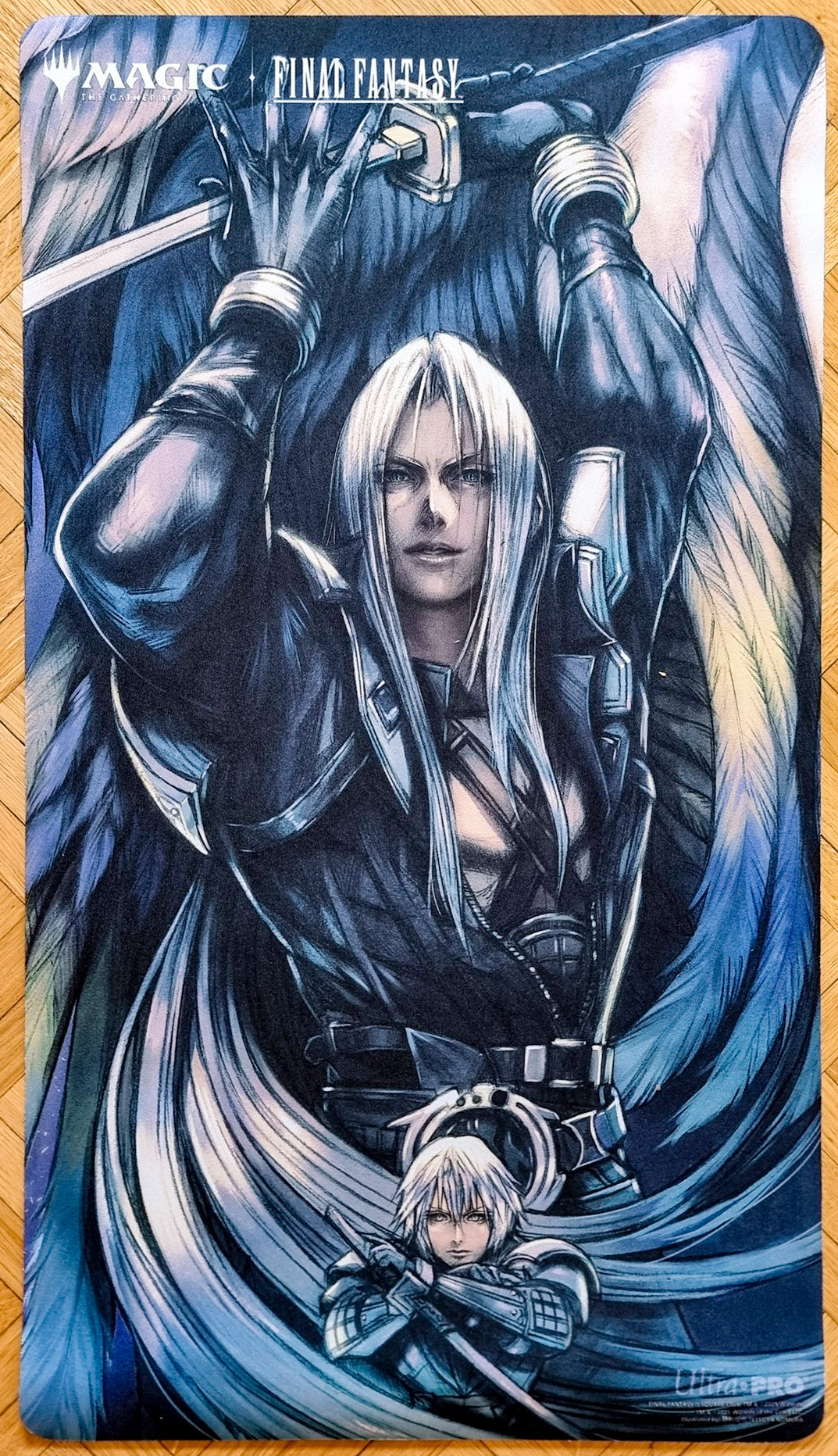 Sefirot, Soldado legendario / Sefirot, el ángel de una sola ala - Tetsuya Nomura - Doble cara - Final Fantasy - Tapete Magic
