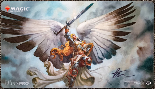Serra Angel - Greg Staples - Signed by the Artist - MTG Playmat