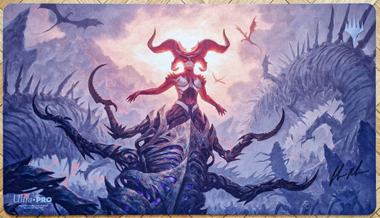 Sheoldred, the Apocalypse - Chris Rahn - Signed MTG Playmat