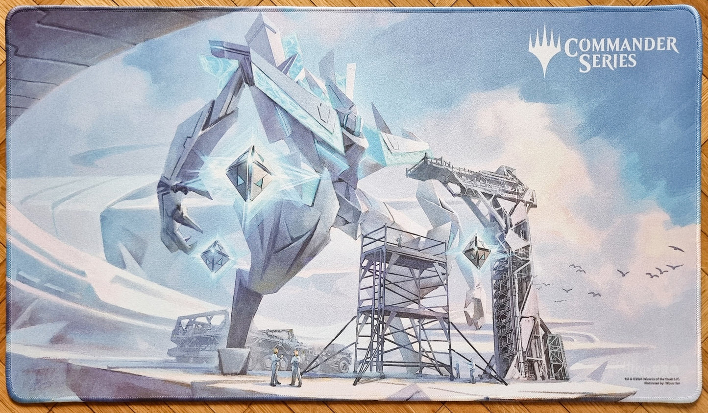 Shorikai, Genesis Engine - Wisnu Tan - Commander Series - Embroidered - MTG Playmat