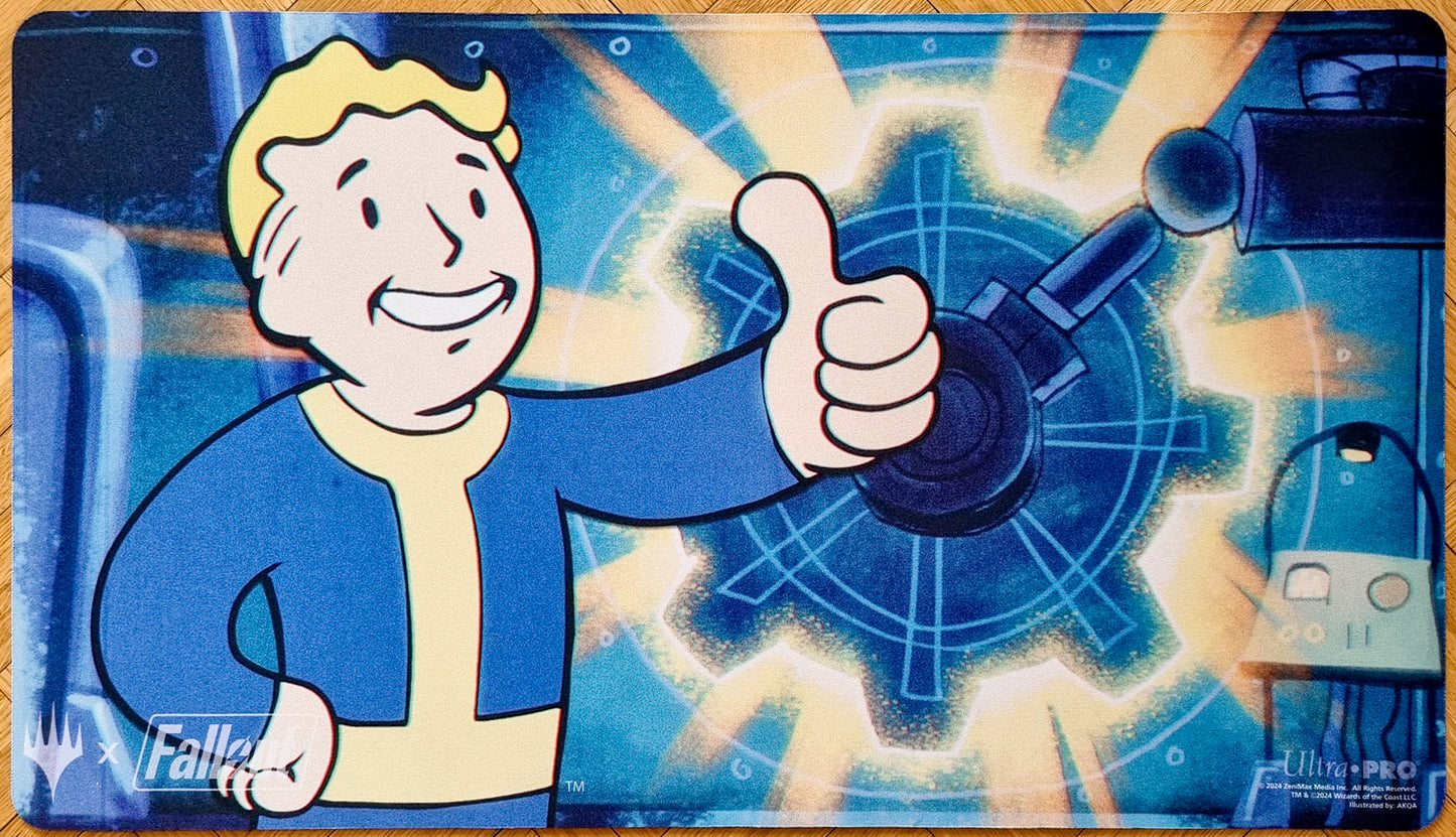 Anillo Sol - AKQA - Universes Beyond: Fallout Edition - Tapete de juego MTG