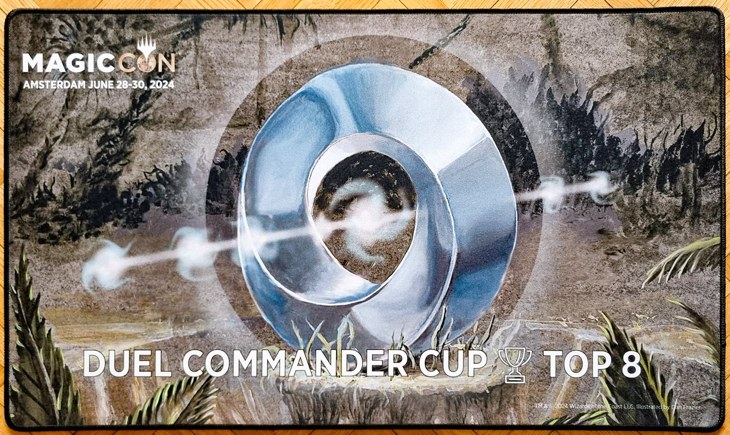 Sol Ring - Dan Frazier - MagicCon Amsterdam 2024 - Duel Commander Cup Top 8 - Embroidered - MTG Playmat