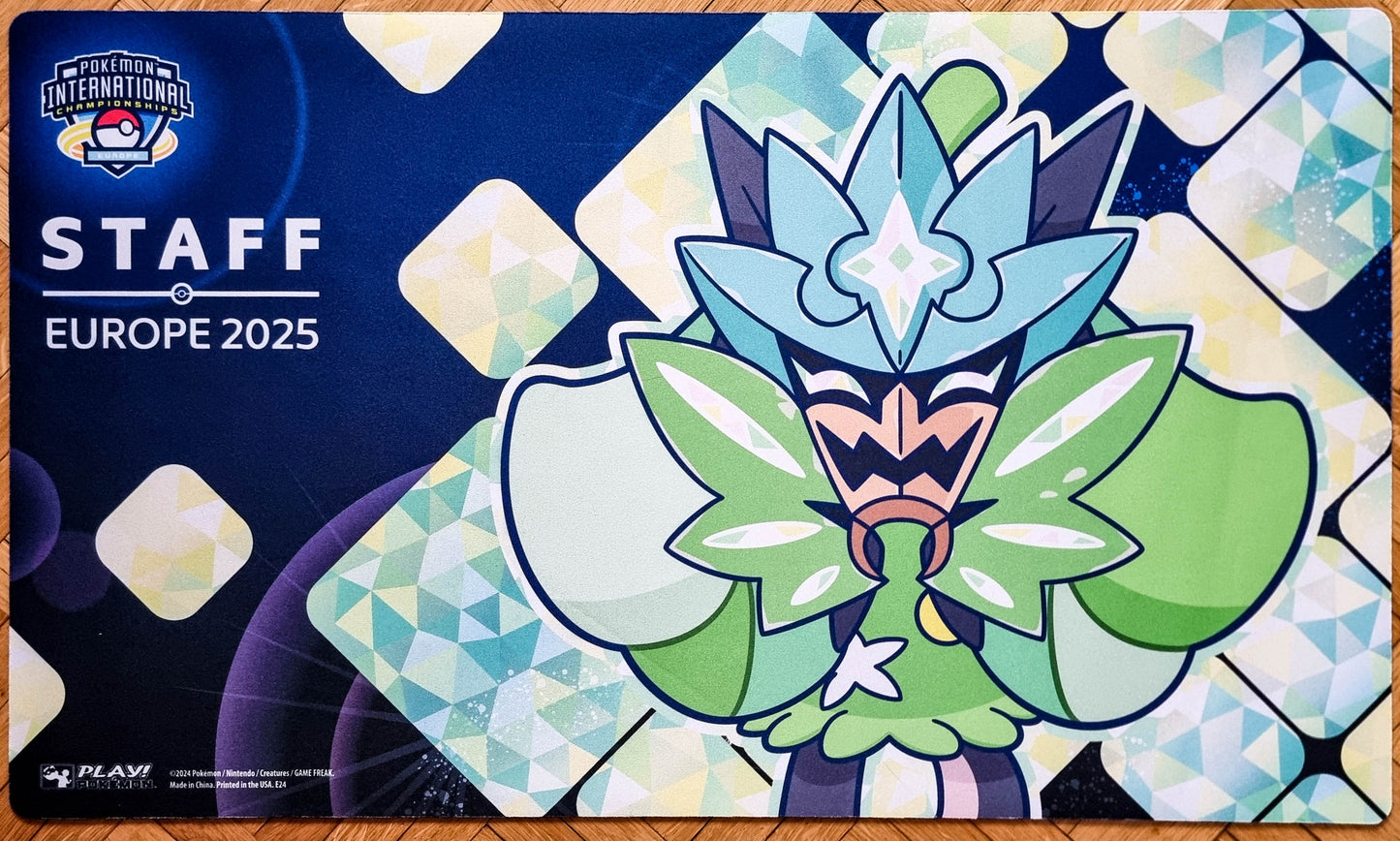 Teal Mask Ogerpon - European International Championship 2025 Staff - Pokémon Playmat