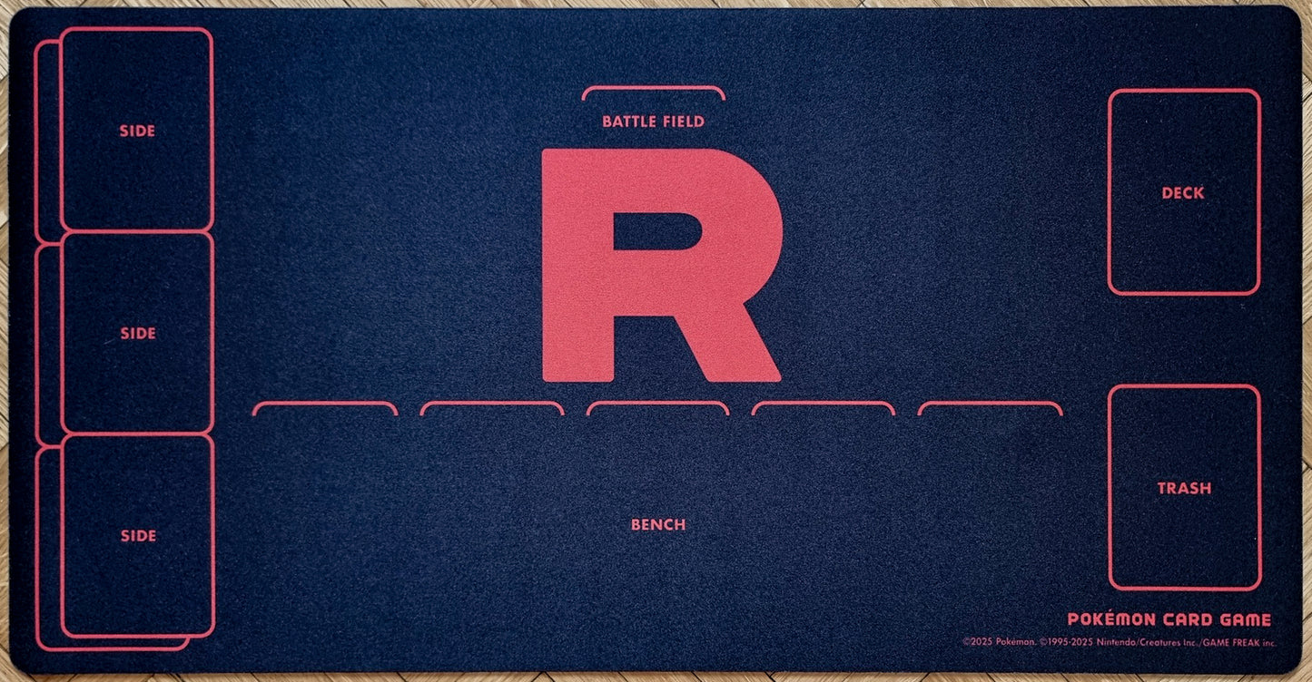 Team Rocket Playmat with Zones - Pokémon Playmat