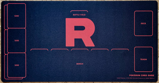 Team Rocket Playmat with Zones - Pokémon Playmat