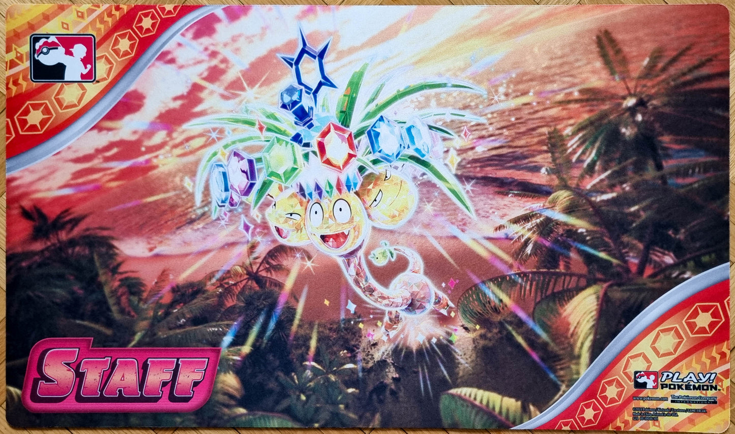 Tera Alolan Exeggutor - Play! Pokémon Staff - Pokémon Playmat