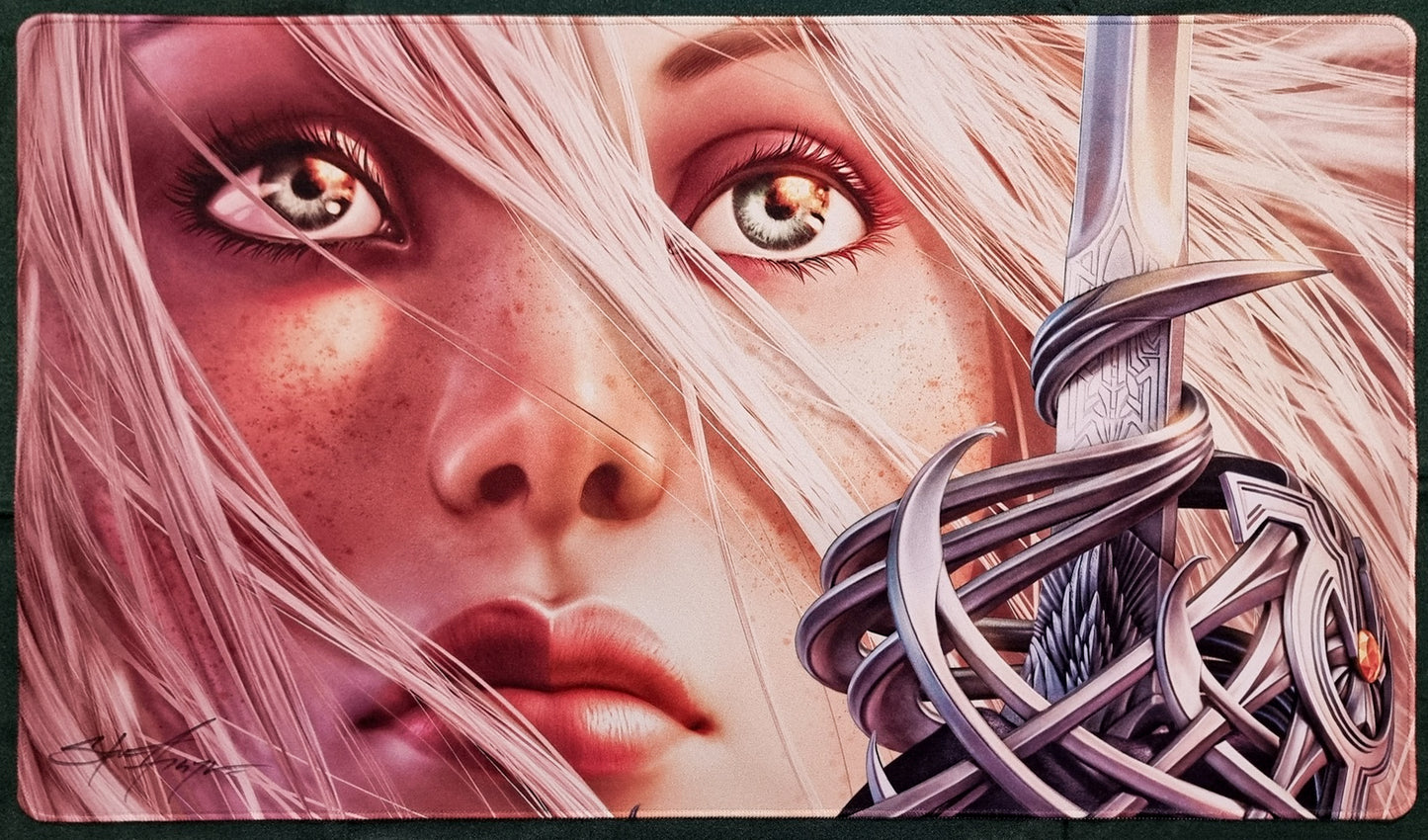 Thalia, Guardian of Thraben - Steve Argyle - Signed by the Artist - Stitched - MTG Playmat