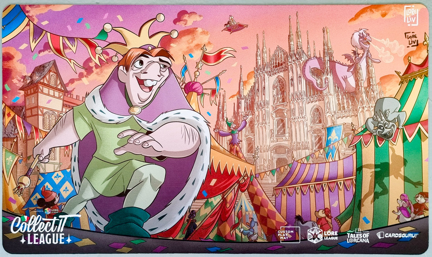 The Hunchback of Notre Dame in Milan - Lorenzo Livrieri - Collect IT League Milan 2025 - Signed by the Artist - Lorcana Playmat