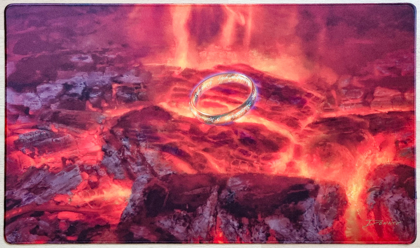 The One Ring - Donato Giancola - Stitched & Signed MTG Playmat