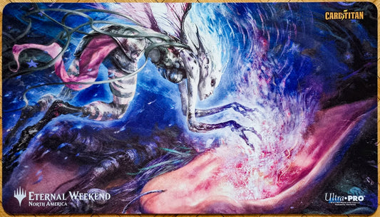 Thoughtseize - Aleksi Briclot - Distintivo VIP Eternal Weekend Nord America 2023 - Tappetino da gioco MTG