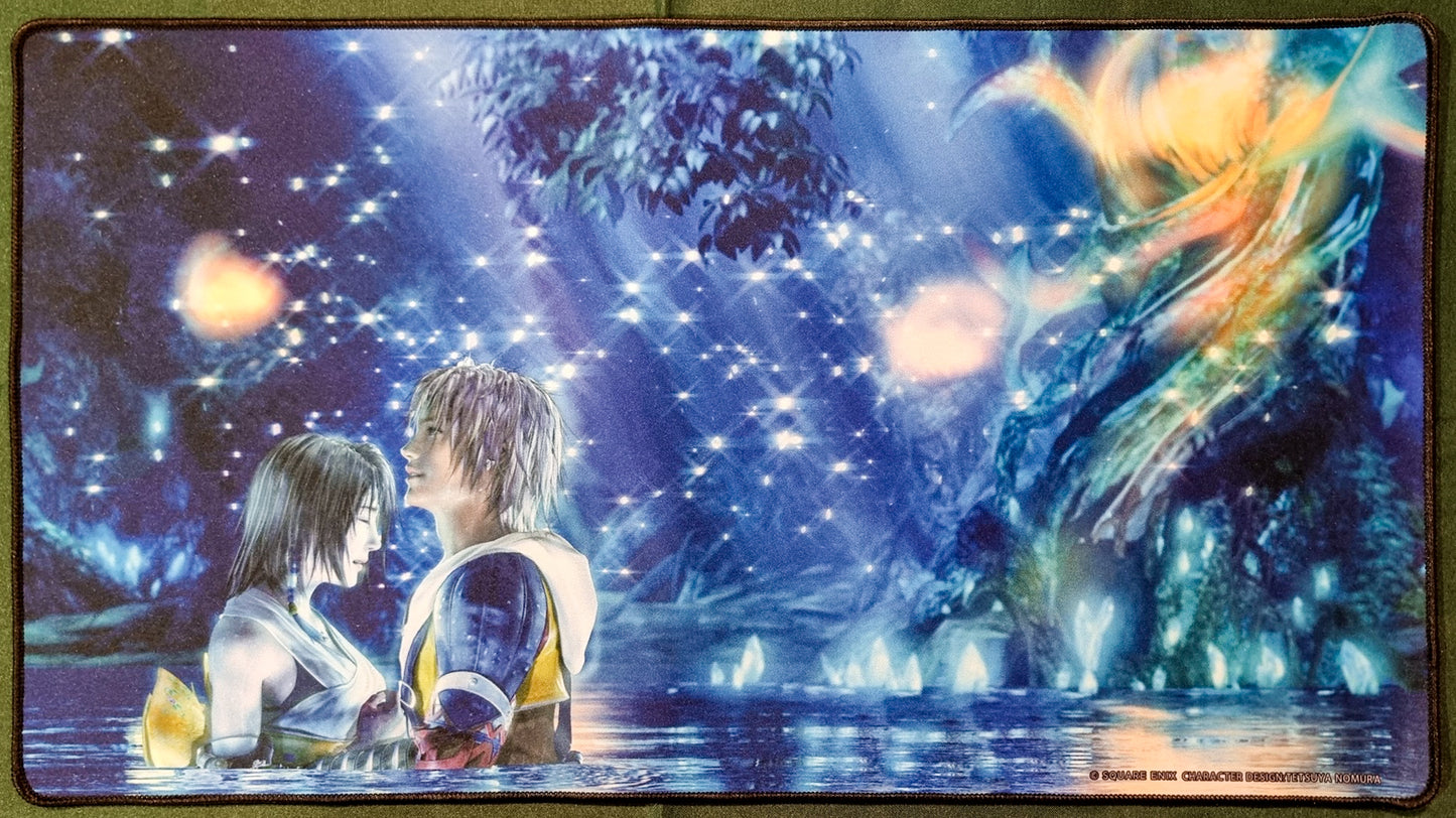 Tidus & Yuna - Tetsuya Nomura - Final Fantasy - Bordado - Tapete Magic