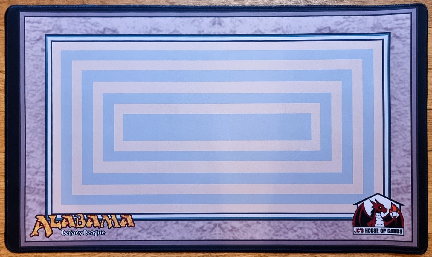 Tundra Text Box - Alabama Legacy League - JC's House of Cards - Stitched MTG Playmat