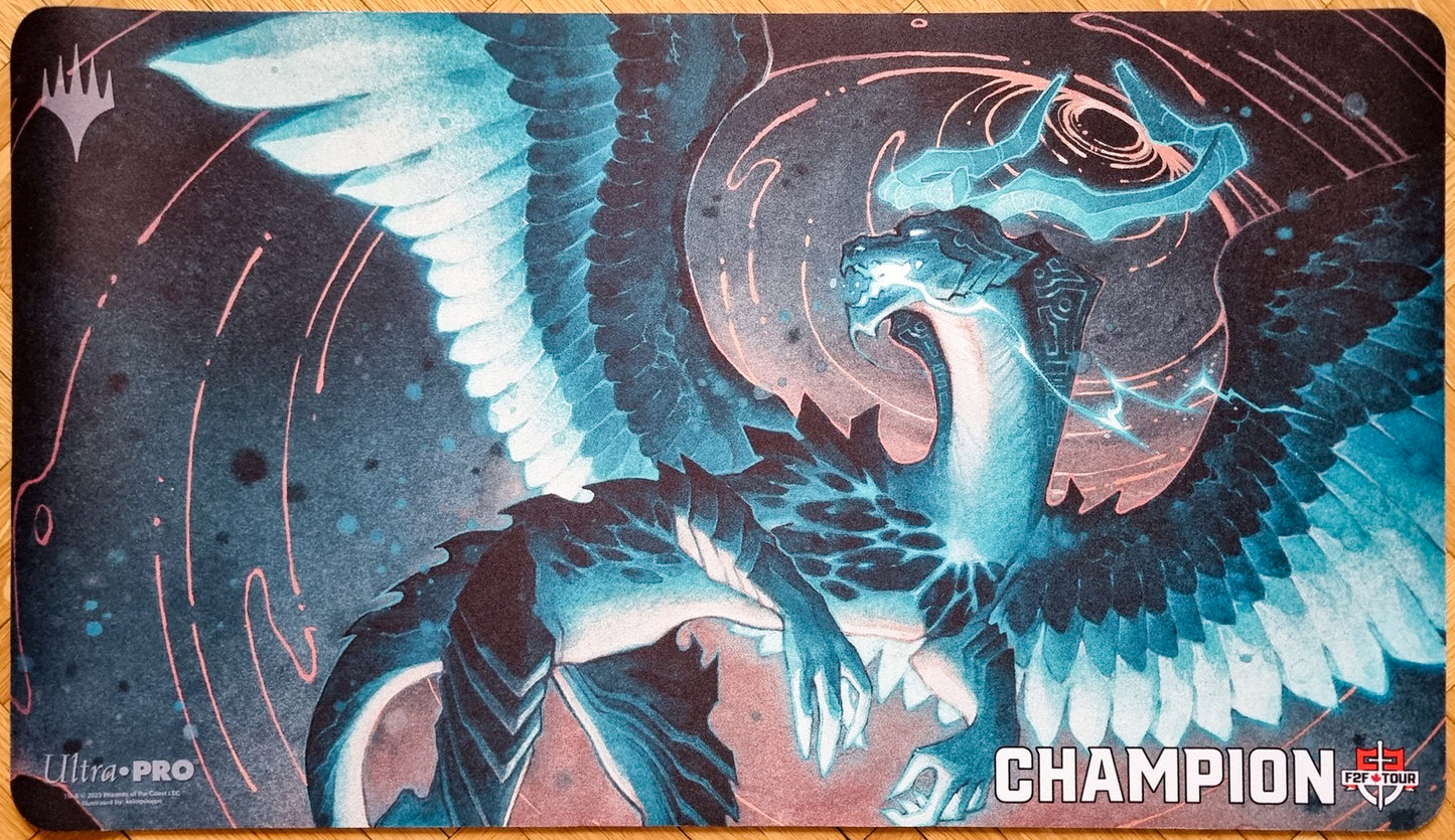 Ugin, the Spirit Dragon - Kelogsloops - F2F Tour Champion - MTG Playmat