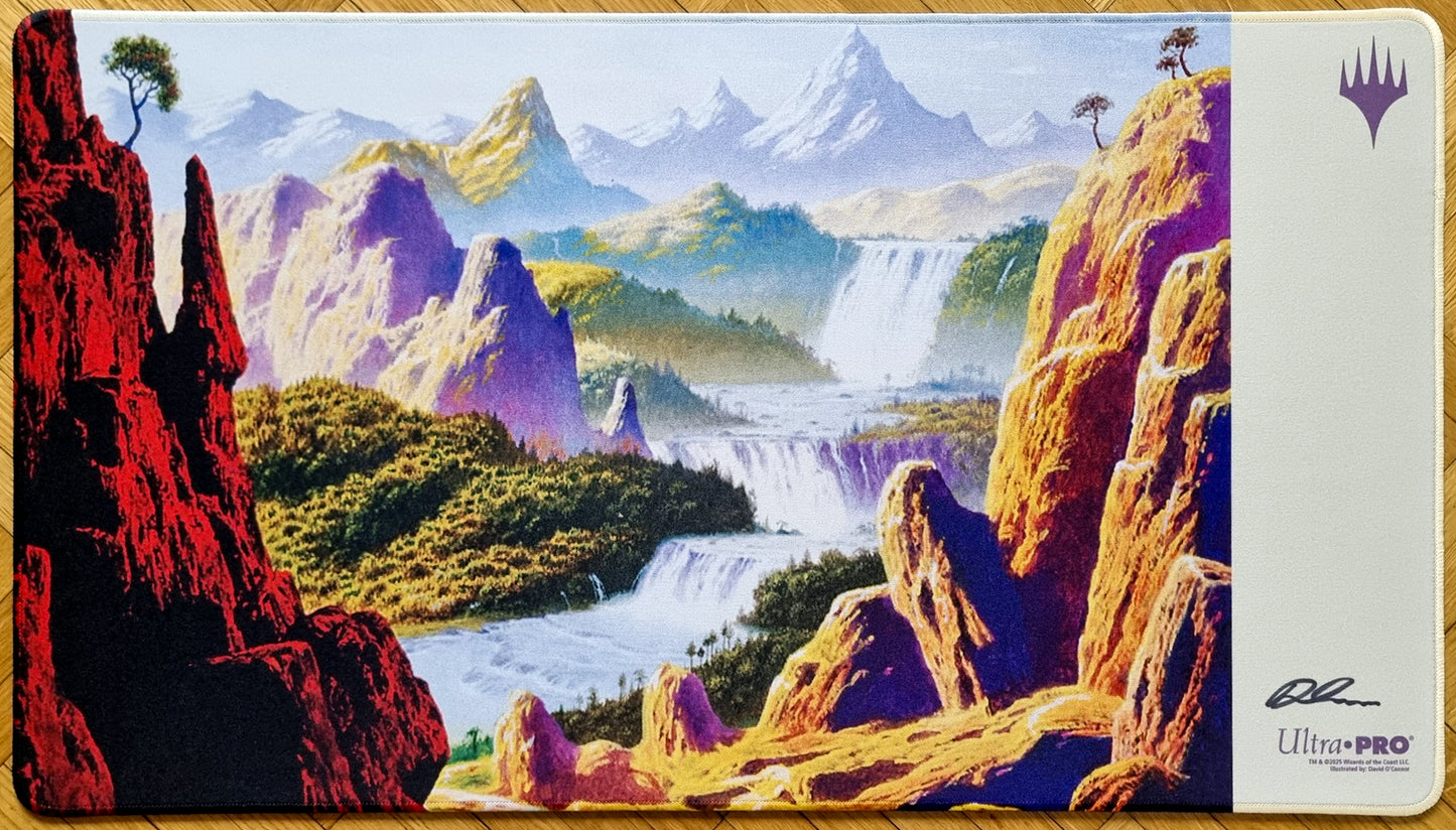 Undiscovered Paradise - David O'Connor - Stitched & Signed MTG Playmat