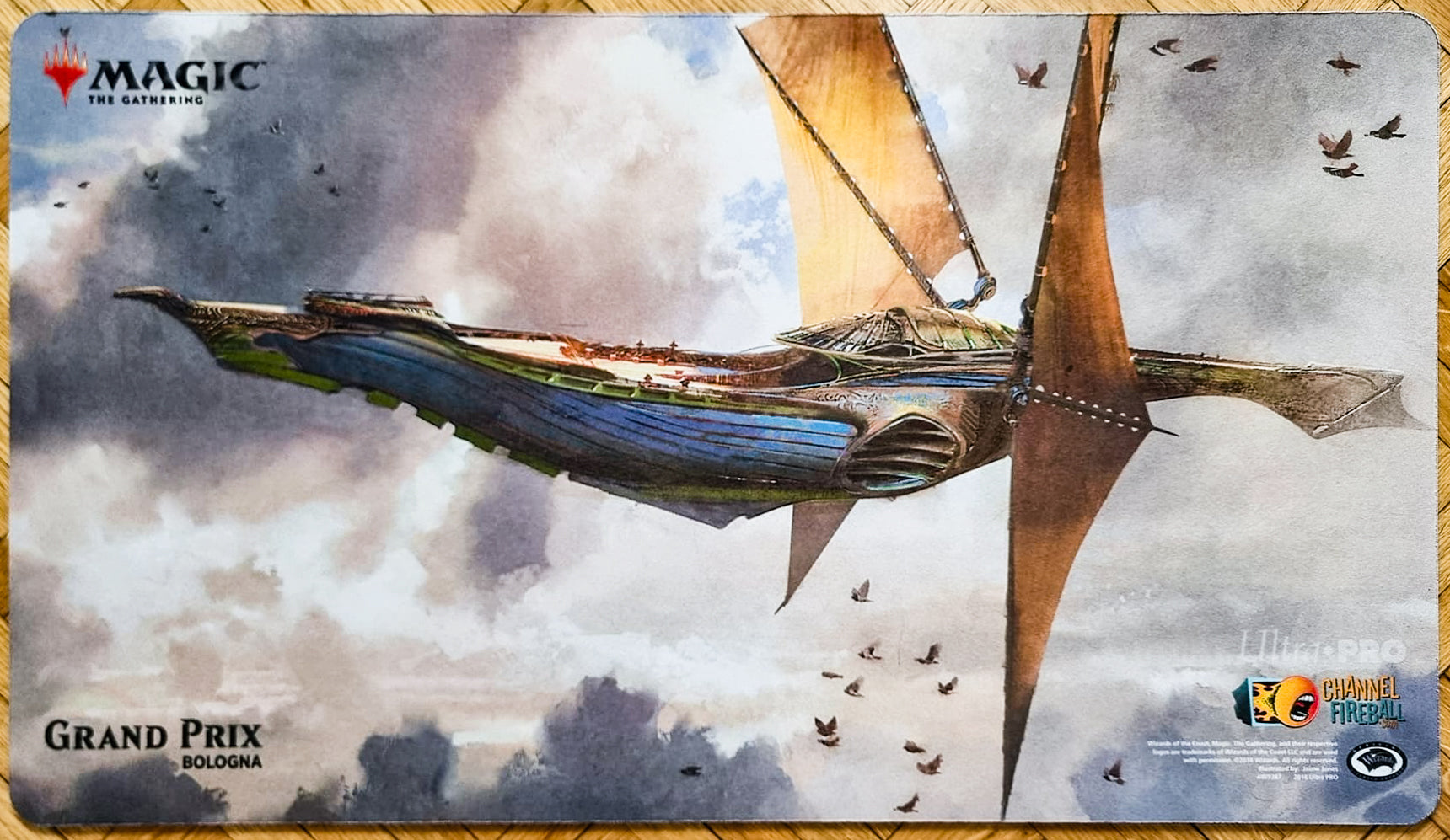 Weatherlight - Jaime Jones - Grand Prix Bologna 2018 - Playmat MTGPlaymats Weatherlight - Jaime Jones - Grand Prix Bologna 2018 - Playmat MTGPlaymats