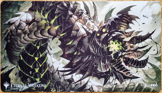 Motor Wurmcoil - Raymond Swanland - Fin de semana eterno Europa 2023 - Tapete de juego MTG