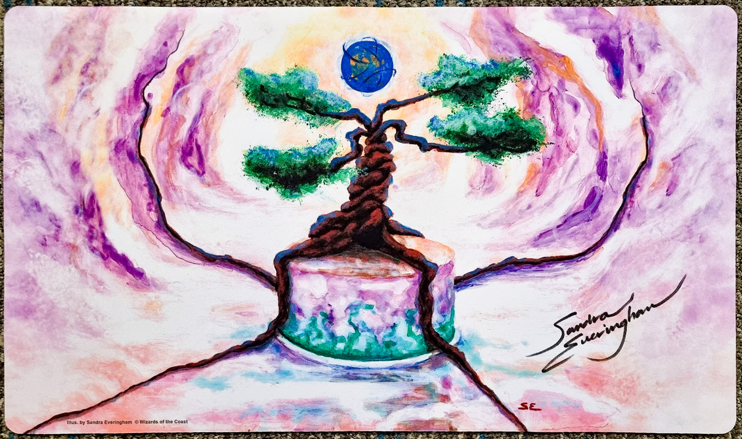 Orbe de Zuran - Sandra Everingham - Firmado por el artista - Tapete de juego MTG