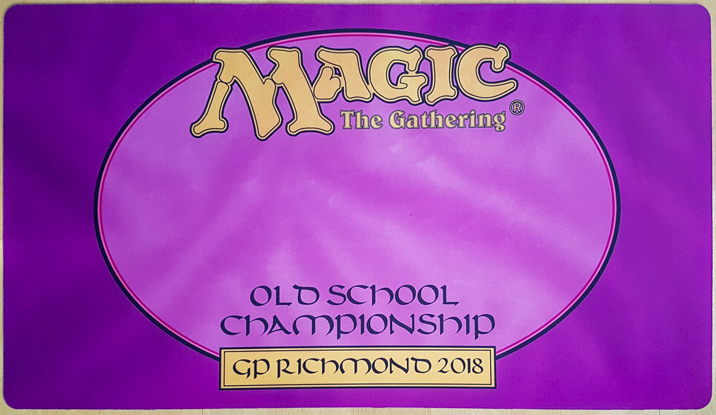 Old School Championship - Gran Premio Richmond 2018 - Tappetino da gioco MTG
