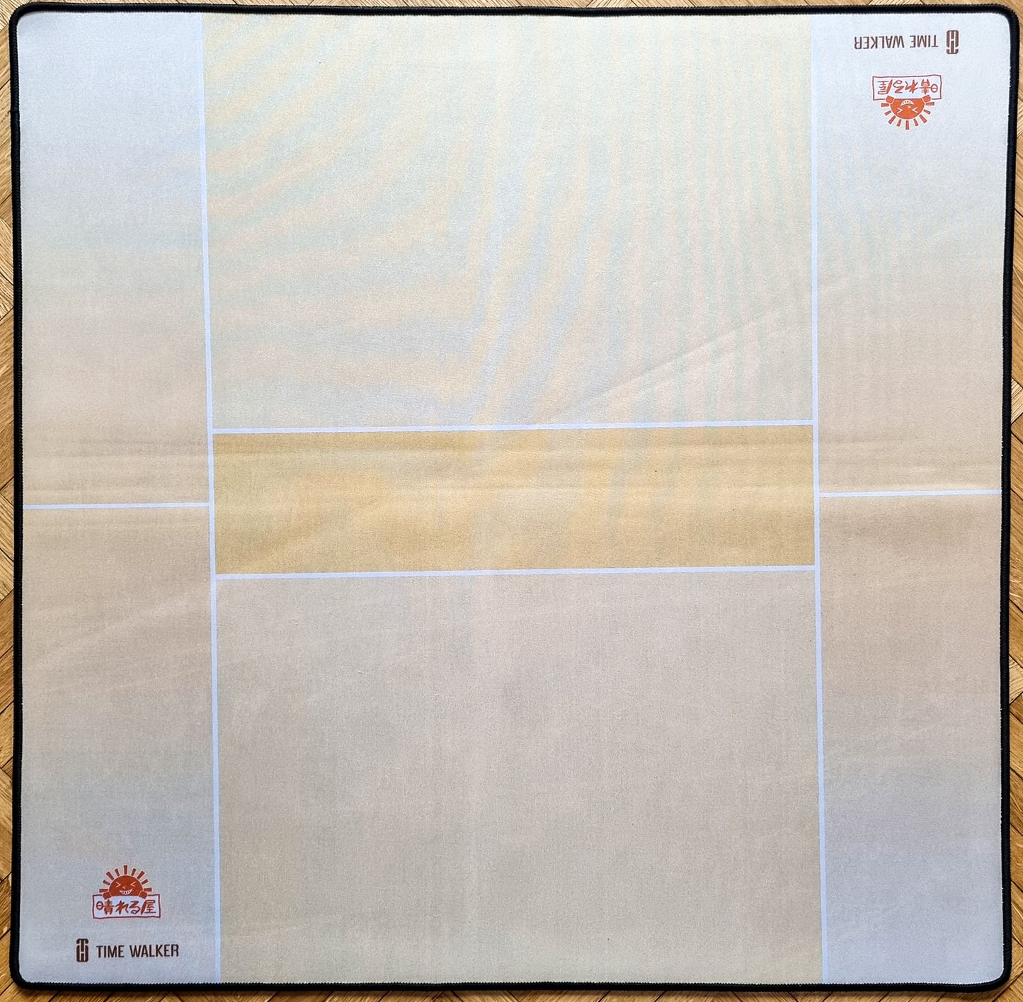 Tapete de juego para dos jugadores Time Walker Cream Color - Bordado - Tapete de juego MTG