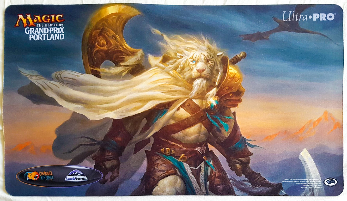 Ajani Steadfast - Grand Prix Portland 2014 - Tapete de juego MTG