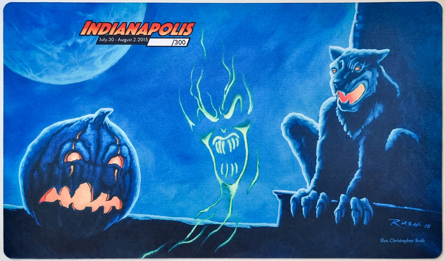 All Hallow's Eve - Christopher Rush - Gen Con Indianapolis 2015 - Edizione limitata - Tappetino da gioco MTG