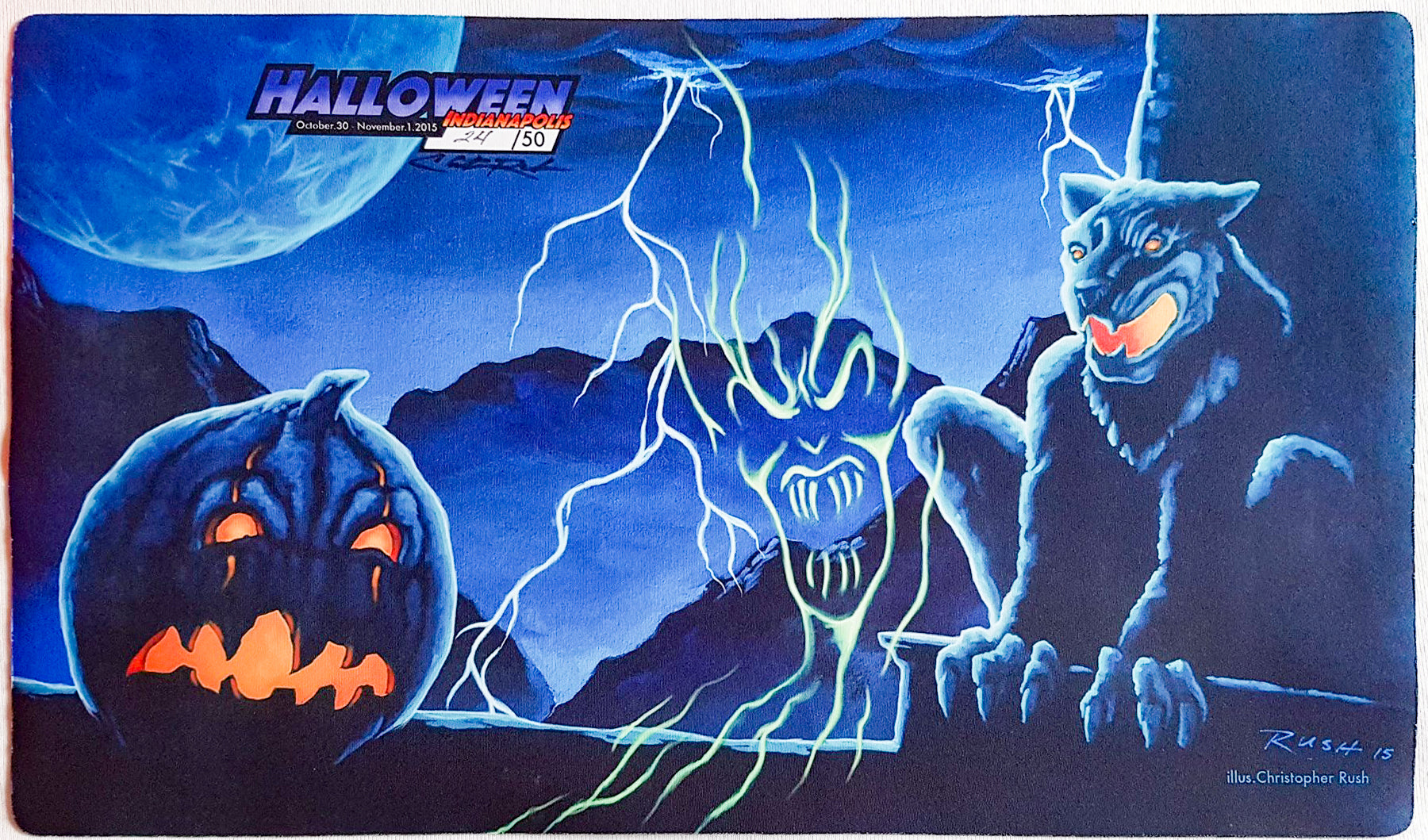 All Hallow's Eve - Christopher Rush - Grand Prix Indianapolis 2015 - S MTGPlaymats All Hallow's Eve - Christopher Rush - Grand Prix Indianapolis 2015 - S MTGPlaymats