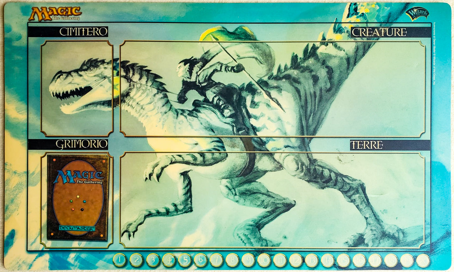 Jinete del Alosaurio - Daren Bader - MTG Playmat