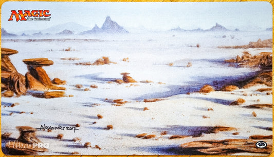 Badlands - Rob Alexander - Firmado por el artista - Tapete de juego MTG