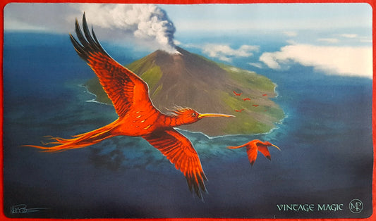 Aves del paraíso reinventadas - Magic vintage - Tapete de juego MTG