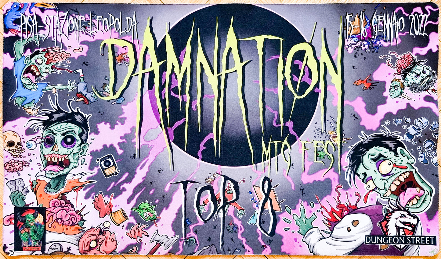 Damnation MTG Fest Top 8 - Pisa 2022 - Tappetino MTG