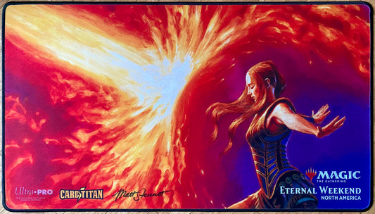 Force of Will - Matt Stewart - Eternal Weekend NA 2022 - Legacy Championship - Distintivo High-Roller - Firmato dall'artista - Ricamato - Tappetino da gioco MTG