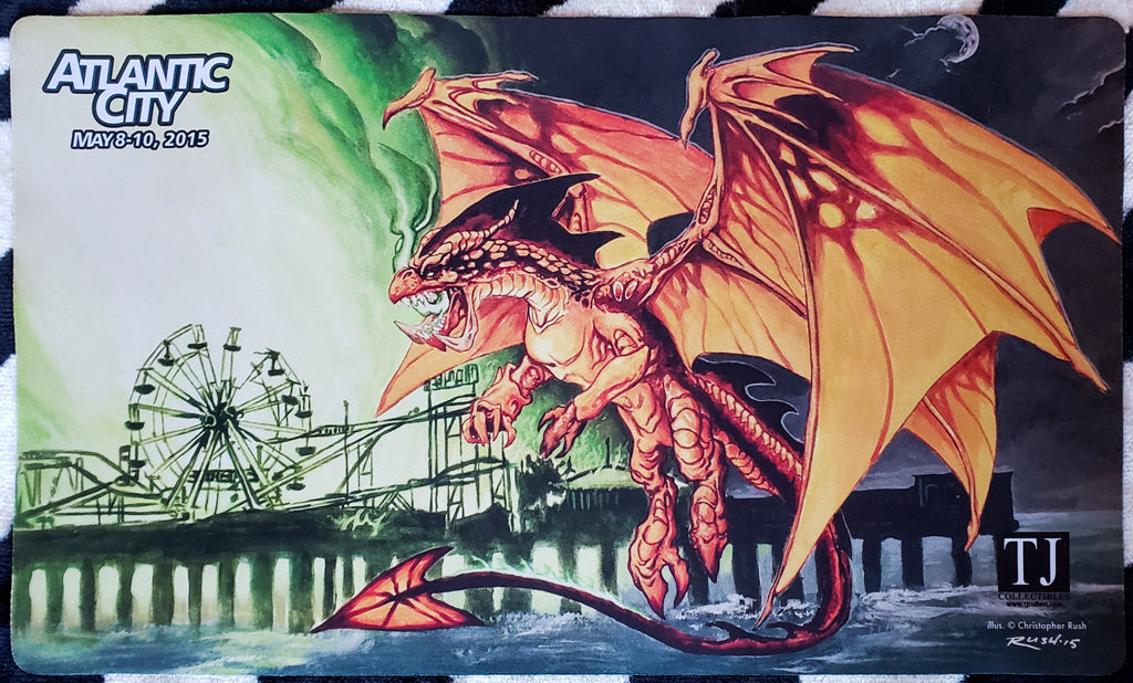 Gran Premio Atlantic City 2015 - Christopher Rush - Tapete de juego MTG
