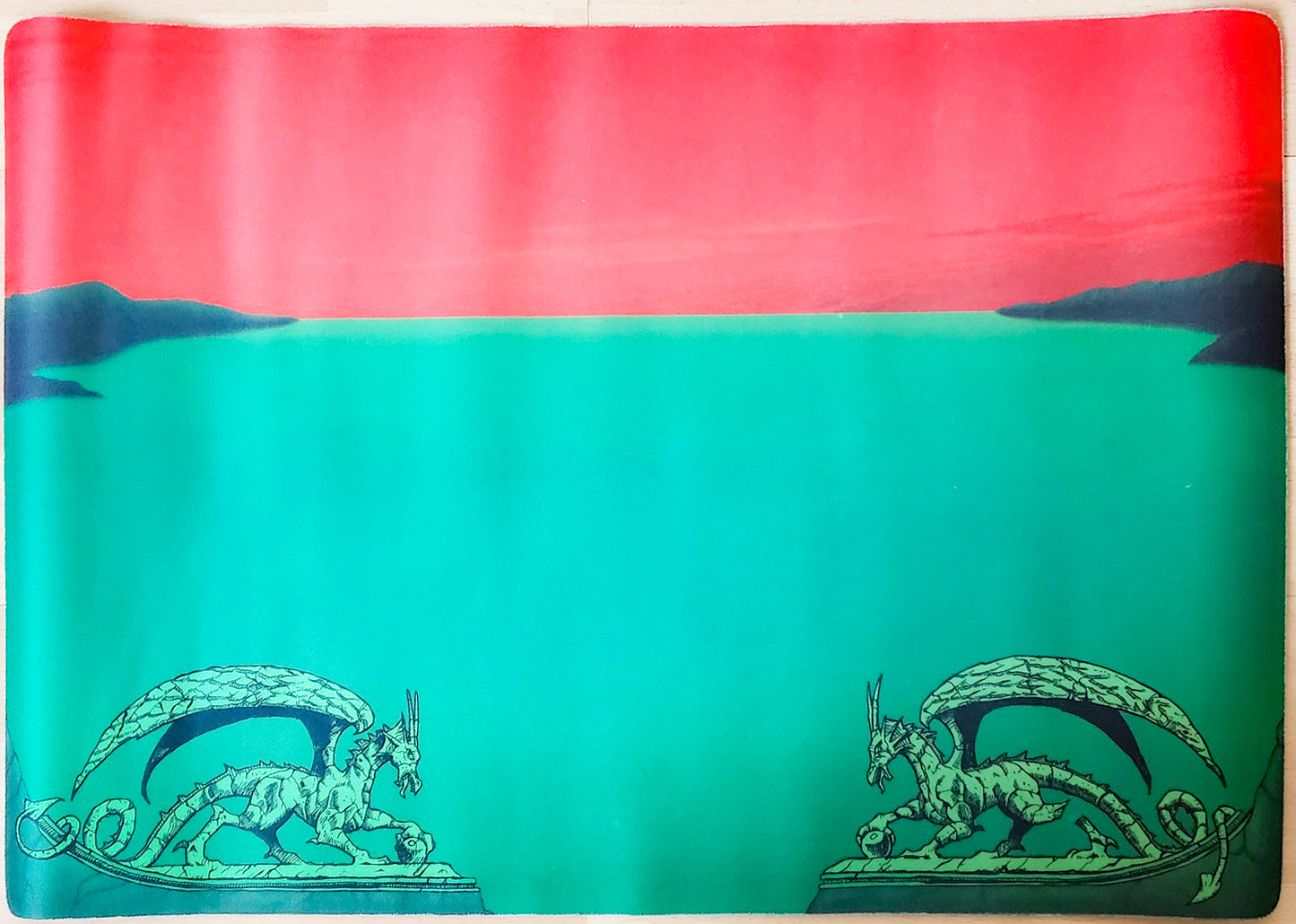 Dragon Shield Green-Red Zone - Tappetino da gioco MTG