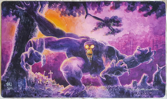 Guardian Beast - Ken Meyer Jr. - Signed MTG Playmat