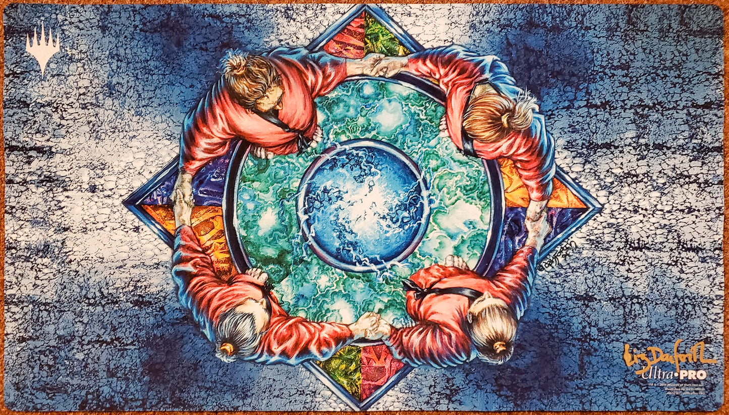 Inno a Tourach - Liz Danforth - Firmato dall'artista - Tappetino da gioco MTG