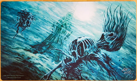 Lago de los muertos - Pete Venters - Firmado por el artista - MTG Playmat