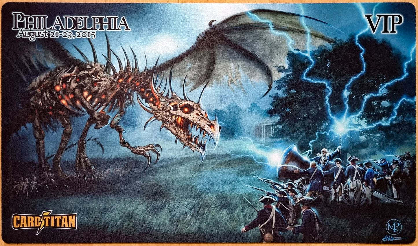 Liberty's Fight - Mark Poole - Eternal Weekend Philadelphia 2015 VIP - Tappetino da gioco MTG
