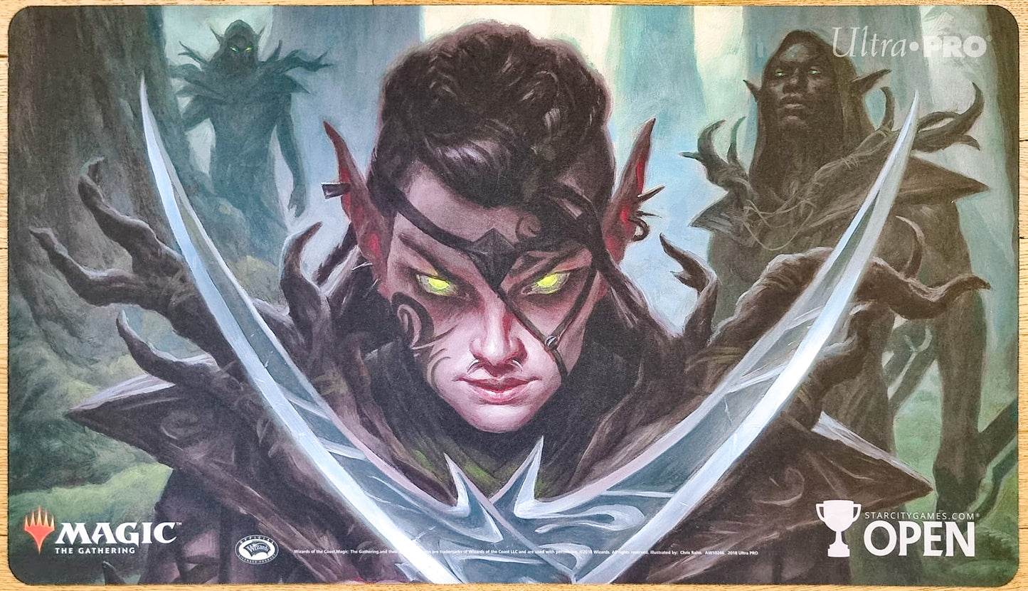 Elfi di Llanowar - Chris Rahn - Star City Games Open - Tappetino da gioco MTG