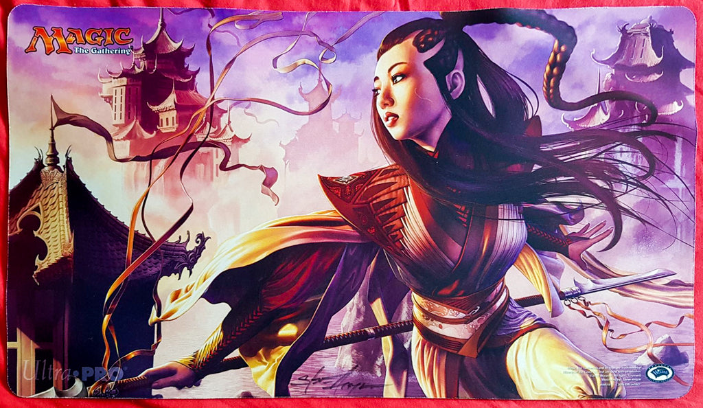 Monastery Swiftspear - Firmado por el artista - Tapete de juego MTG