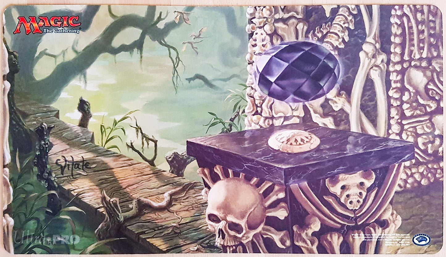 Mox Jet - Raoul Vitale - Eternal Weekend 2016 - Vintage Championship Europe - Firmado por el artista - MTG Playmat