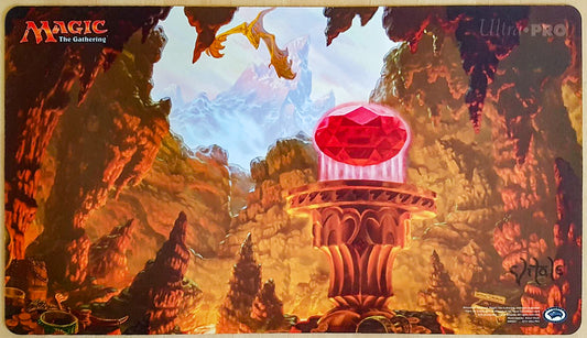 Mox Ruby - Raoul Vitale - Eternal Weekend 2017 - Vintage Championship Europe - Firmado por el artista - MTG Playmat