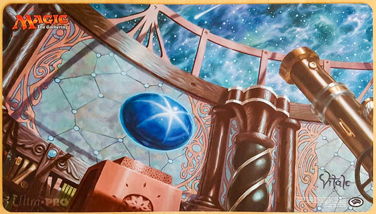 Mox Sapphire - Raoul Vitale - Eternal Weekend 2016 - Campeonato Vintage de Norteamérica - Firmado por el artista - Tapete de juego MTG
