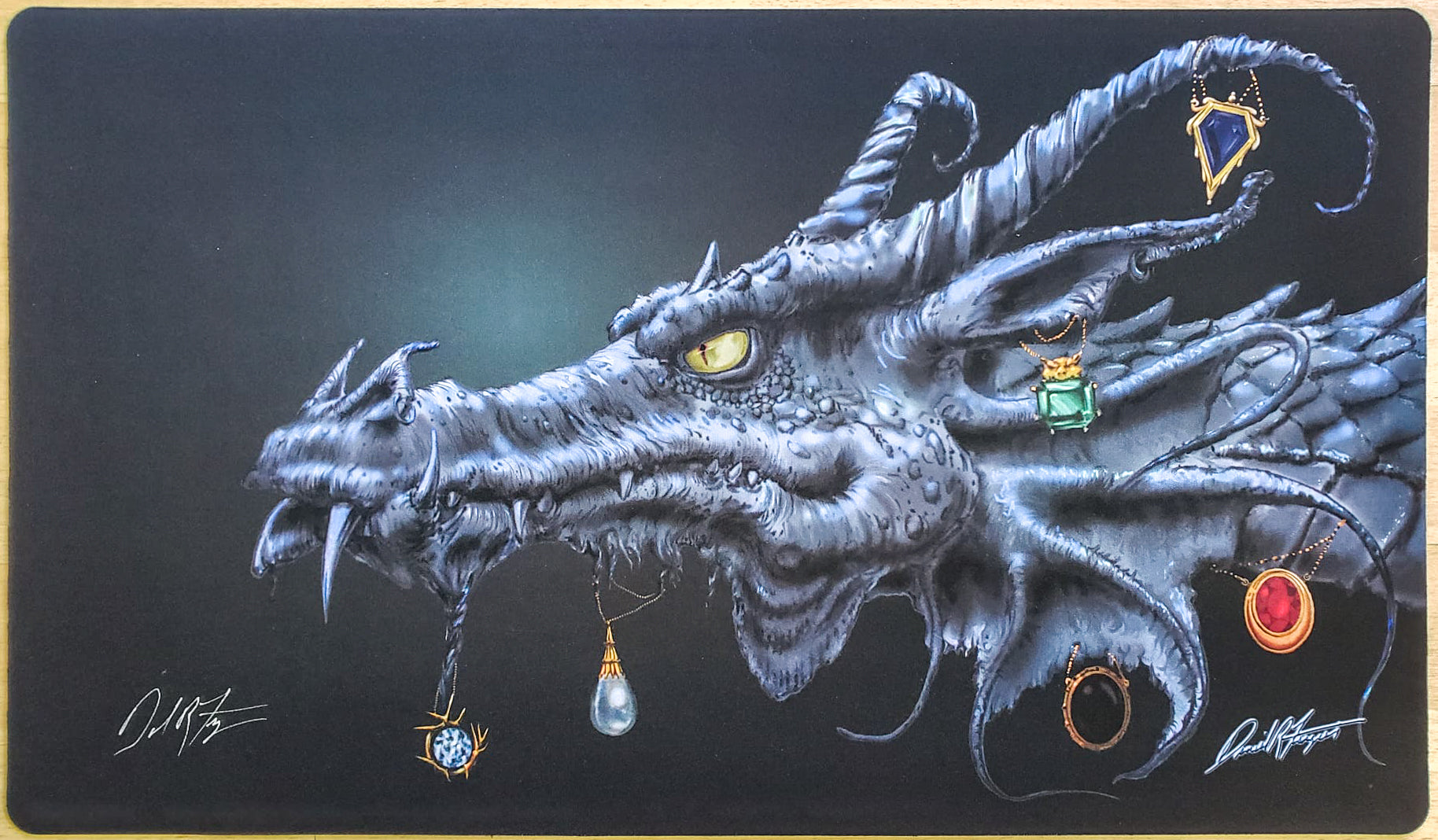 Moxen Dragon [Version 3] - Dan Frazier - Signed by the Artist - MTG Playmat