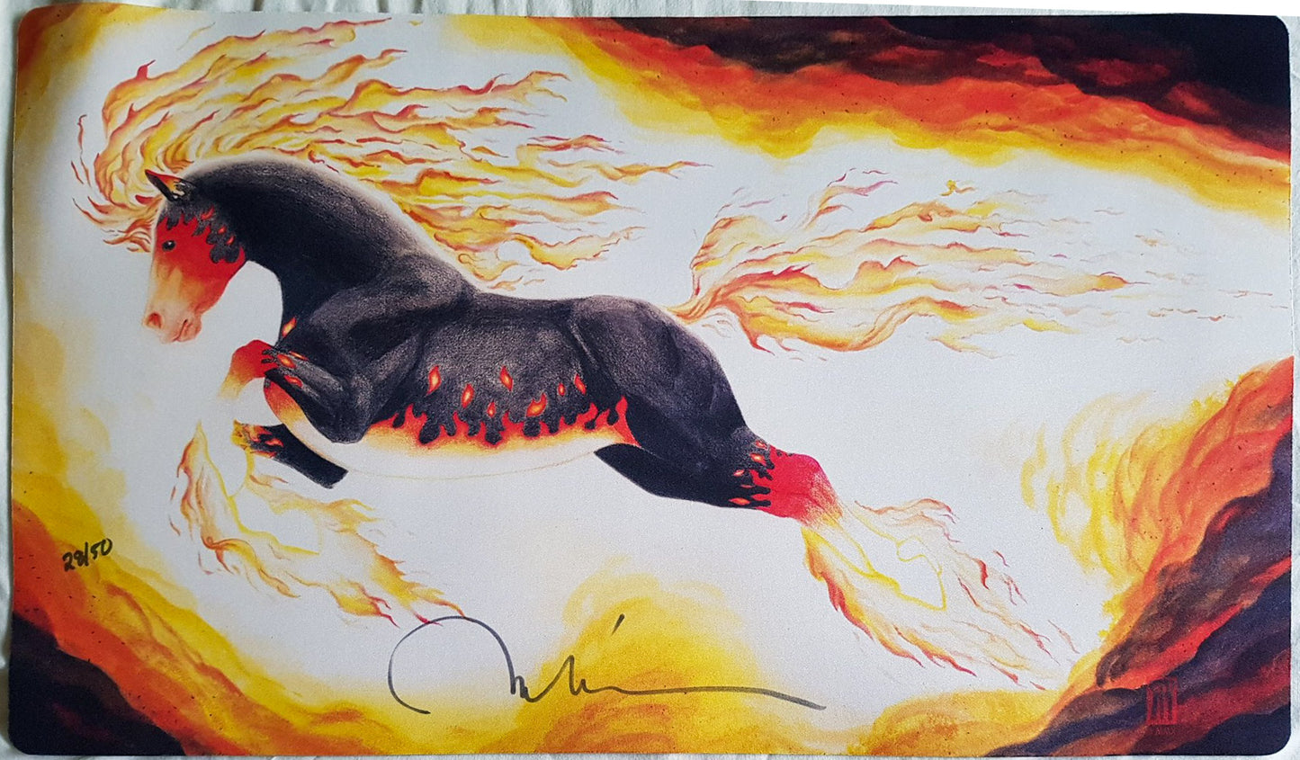 Nightmare - Melissa A. Benson - Firmato dall'artista - Edizione limitata - Tappetino da gioco MTG