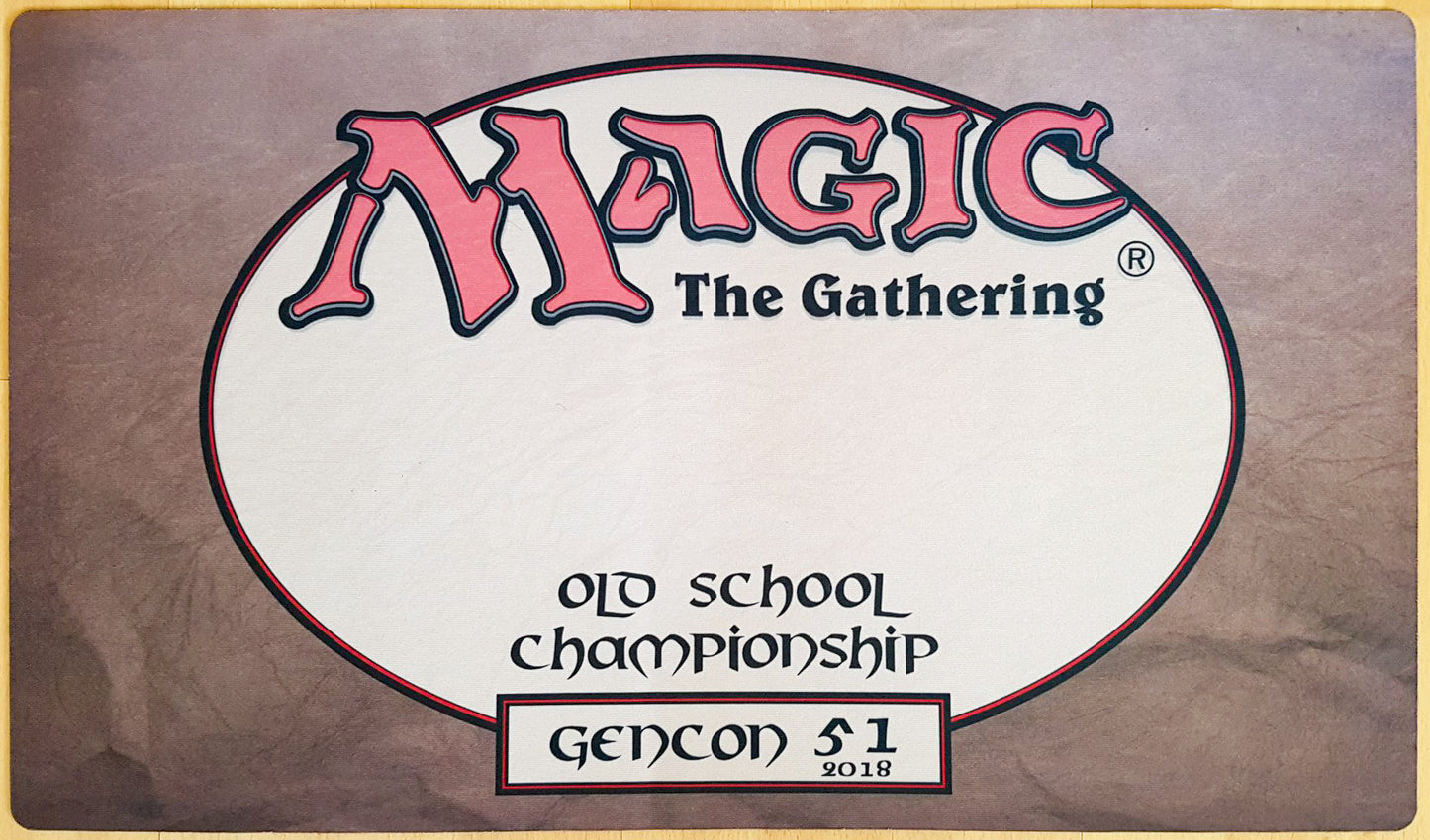 Old School Championship - Gen Con 51, 2018 - Tappetino da gioco MTG