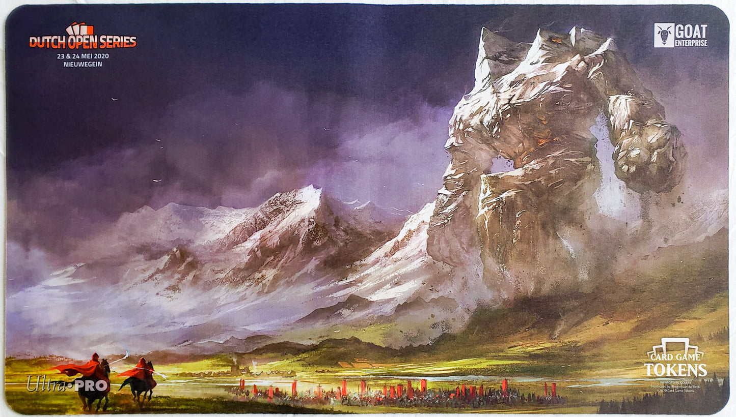 Primordial Golem - Rogier van de Beek - Dutch Open Series Nieuwegein 2020 - MTG Playmat